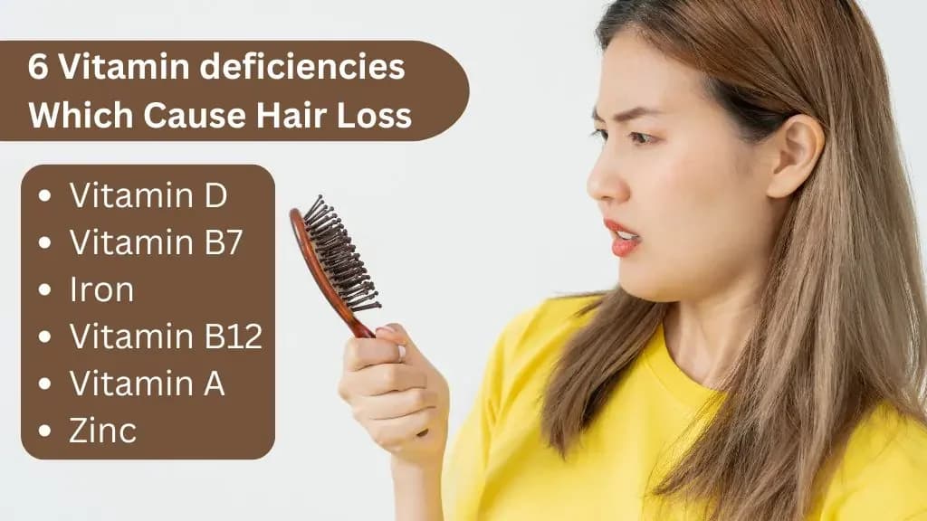 6 Vitamin deficiencies Which Cause Hair Loss