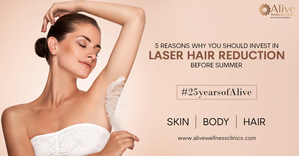 You are currently viewing 5 Reasons Why You Should Invest in Laser Hair Reduction Before Summer
