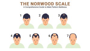 7 stages of Norwood Scale