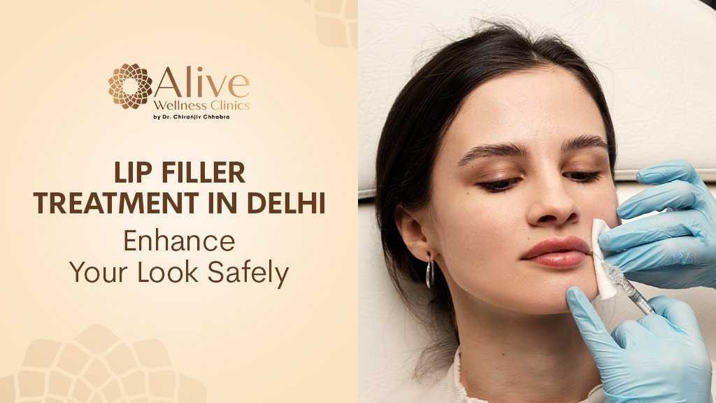 Lip filler treatment in Delhi